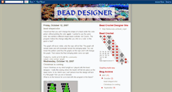 Desktop Screenshot of beaddesigner.blogspot.com