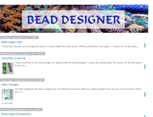 Tablet Screenshot of beaddesigner.blogspot.com