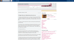 Desktop Screenshot of complicatedsimplicity.blogspot.com
