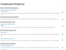 Tablet Screenshot of complicatedsimplicity.blogspot.com