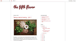 Desktop Screenshot of fifthflavor.blogspot.com