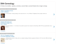 Tablet Screenshot of dkmgenealogy.blogspot.com