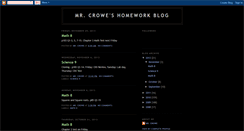 Desktop Screenshot of crowe71.blogspot.com