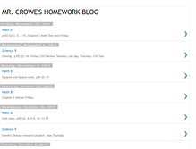 Tablet Screenshot of crowe71.blogspot.com