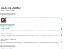 Tablet Screenshot of beadjunkies.blogspot.com