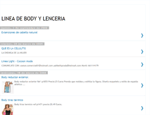 Tablet Screenshot of lineadebodyylenceria.blogspot.com