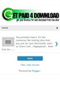 Mobile Screenshot of getpaid4download.blogspot.com