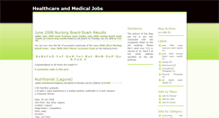 Desktop Screenshot of healthcareandmedicaljobs.blogspot.com