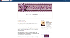 Desktop Screenshot of myscrappinlife.blogspot.com