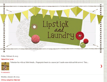 Tablet Screenshot of lipstickandlaundryca.blogspot.com