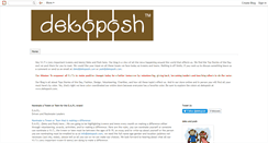 Desktop Screenshot of dekoposh.blogspot.com