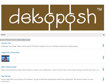 Tablet Screenshot of dekoposh.blogspot.com