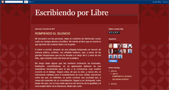 Desktop Screenshot of escribiendoporlibre.blogspot.com