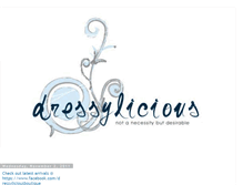 Tablet Screenshot of dressyliciousboutique.blogspot.com