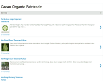 Tablet Screenshot of cacaoorganicfairtrade.blogspot.com