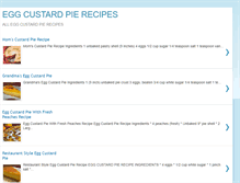 Tablet Screenshot of eggcustardpierecipes.blogspot.com