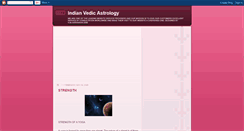Desktop Screenshot of hari-indianvedicastrology.blogspot.com