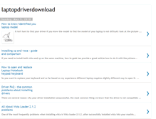 Tablet Screenshot of laptopdriver-download.blogspot.com