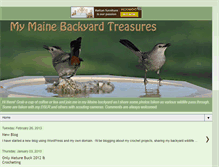 Tablet Screenshot of mainebackyardtreasures.blogspot.com