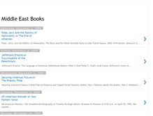 Tablet Screenshot of middle-east-books.blogspot.com