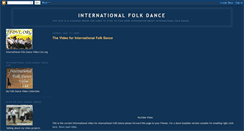 Desktop Screenshot of internationalfolkdance.blogspot.com