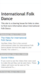 Mobile Screenshot of internationalfolkdance.blogspot.com