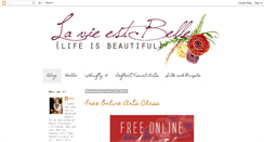 Desktop Screenshot of lavieisbeautiful.blogspot.com