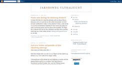 Desktop Screenshot of jakobsweg-ultraleicht.blogspot.com