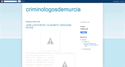 Desktop Screenshot of criminologosdemurcia.blogspot.com