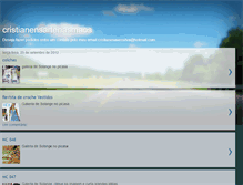 Tablet Screenshot of cristianensartenasmaos.blogspot.com
