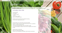 Desktop Screenshot of cookeatenjoy.blogspot.com