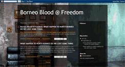 Desktop Screenshot of borneobloodfreedom.blogspot.com