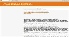 Desktop Screenshot of comosinolosupieras.blogspot.com