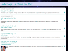 Tablet Screenshot of fansdeladygagasiempre.blogspot.com