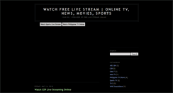 Desktop Screenshot of free-live-stream.blogspot.com