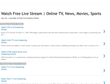 Tablet Screenshot of free-live-stream.blogspot.com