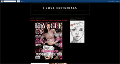 Desktop Screenshot of iloveeditorials.blogspot.com