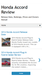 Mobile Screenshot of honda-accord-review.blogspot.com