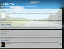Tablet Screenshot of interfete-web-blog.blogspot.com