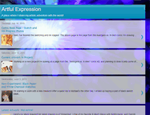 Tablet Screenshot of myartfulexpression.blogspot.com