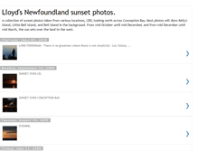 Tablet Screenshot of newfoundlandsunsetphotos.blogspot.com