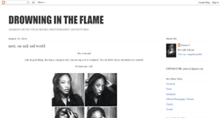 Desktop Screenshot of drowningintheflame.blogspot.com