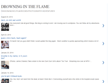 Tablet Screenshot of drowningintheflame.blogspot.com