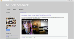 Desktop Screenshot of murielestadnick.blogspot.com