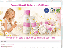 Tablet Screenshot of cosmetica-beleza.blogspot.com