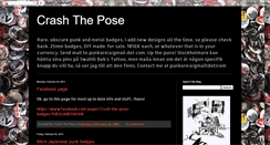 Desktop Screenshot of crashthepose.blogspot.com