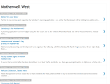 Tablet Screenshot of motherwellwest.blogspot.com