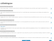 Tablet Screenshot of cslthekingcow-korean.blogspot.com