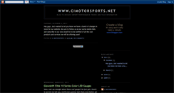 Desktop Screenshot of cimotorsports.blogspot.com