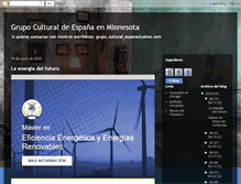Tablet Screenshot of grupo-cultural-espana-minnesota.blogspot.com
